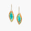 Autumn Sky Jasper Petal Earrings