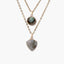 Labradorite Dual Drop Necklace