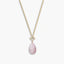Soothing Rose Quartz Drop Necklace