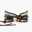 Vibrant Chakra Heart Wrap Bracelet