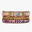 Inner Glow Jasper Wrap Bracelet