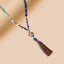 Radiant Chakra Tassel Necklace