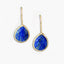 Ethereal Blue Teardrop Earrings
