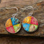 Artisan Jasper Wheels Earrings