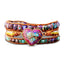 Jasper Mosaic Heart Wrap Bracelet