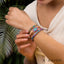 Jasper Mosaic Heart Wrap Bracelet